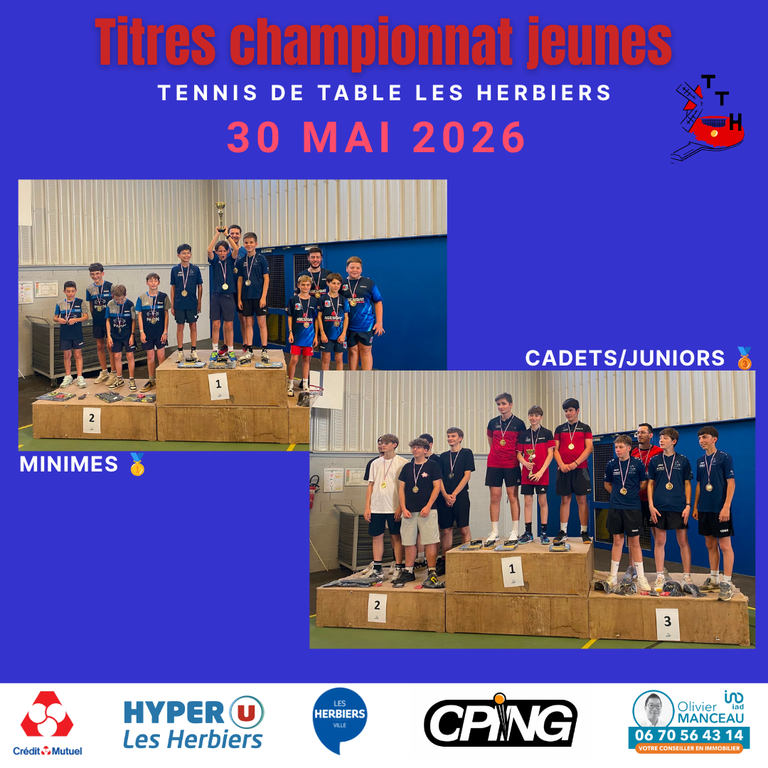 TITRES CHAMPIONNAT JEUNES